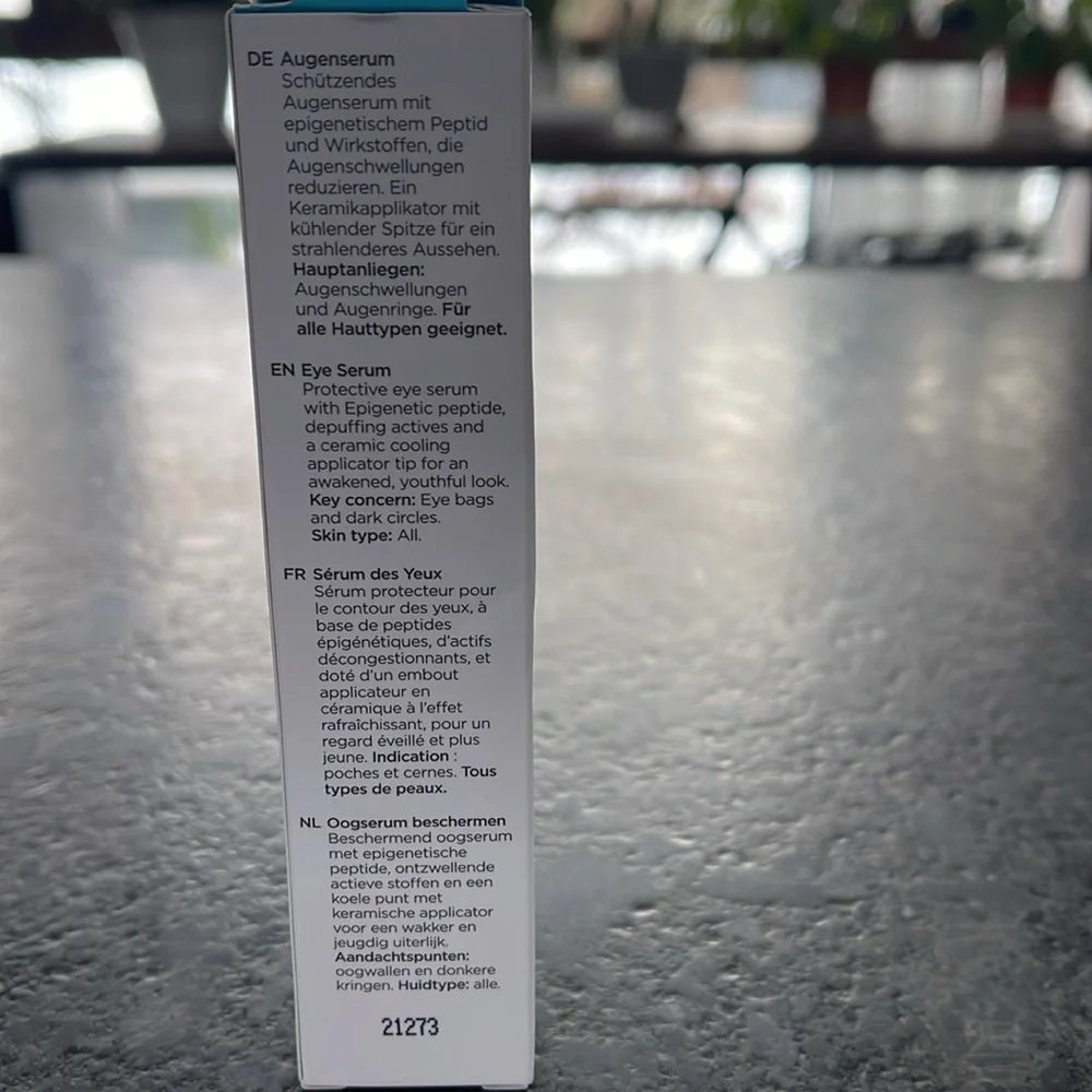 QMS Epigen Depuff Eye Serum - White